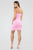Kaia Ribbed Mini Dress - Pink
