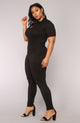 Queen Of Hearts Jumpsuit - Black