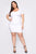 Justyn Body Sculpting Mini Dress - White