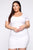 Justyn Body Sculpting Mini Dress - White