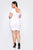 Justyn Body Sculpting Mini Dress - White