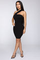 Seduce Me Mini Dress - Black