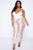 Shed Your Skin Snake Print Leggings - Pink