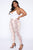 Shed Your Skin Snake Print Leggings - Pink