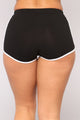 Not A Basic Bae Dolphin Shorts - Black