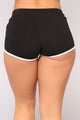 Playing Hookie Dolphin Shorts - Black