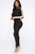 All Zipped Up Jumpsuit - Black/Neon