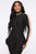 All Zipped Up Jumpsuit - Black/Neon