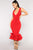Dates With Babe Ruffle Dress - Red