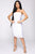 Watch Me Shake It Fringe Mini Dress - White