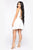 Sweet Serenity Satin Flare Dress - White