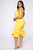 Dates With Babe Ruffle Dress - Yellow