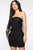 Lilian Ruched Dress Set - Black