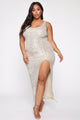 Family Affair Sequin Dress - Silver