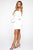 Soft Nights Off Shoulder Mini Dress - Off White