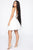 Life's A Movie Flare Mini Dress - White