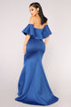Cute But Salty Mermaid Dress - Royal
