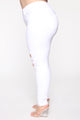 Tell Your Boy Bye Jeans - White