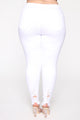 Tell Your Boy Bye Jeans - White