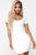 Justyn Body Sculpting Mini Dress - White