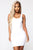 Jules Body Sculpting Mini Dress - White