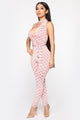 New Lovin' Printed Jumpsuit - Pink/combo