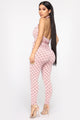 New Lovin' Printed Jumpsuit - Pink/combo