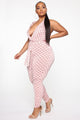New Lovin' Printed Jumpsuit - Pink/combo