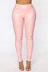 Stay Or Leave High Rise Leggings - Blush