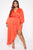 Sheer Attraction Maxi Dress - Orange