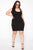 Jules Body Sculpting Mini Dress - Black
