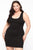 Jules Body Sculpting Mini Dress - Black