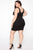 Jules Body Sculpting Mini Dress - Black