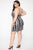 Star Behavior Sequin Mini Dress - Black/White