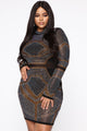 Buy Me Jewels Rhinestone Dress - Black