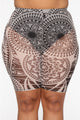 Amazon Eve Mesh Biker Shorts - Nude/Black