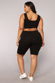 F Off Biker Shorts - Black