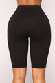 F Off Biker Shorts - Black