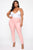 Stay Or Leave High Rise Leggings - Blush
