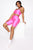 Nova Bae-sic Biker Short In Glossy Fabric - Neon Pink