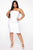 Watch Me Shake It Fringe Mini Dress - White