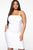 Watch Me Shake It Fringe Mini Dress - White