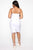 Watch Me Shake It Fringe Mini Dress - White