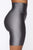 Nova Bae-sic Bermuda Biker Short In Glossy Fabric - Grey