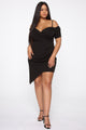 All Kind Of Lies Mini Dress - Black