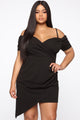 All Kind Of Lies Mini Dress - Black