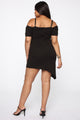 All Kind Of Lies Mini Dress - Black