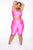 Nova Bae-sic Biker Short In Glossy Fabric - Neon Pink