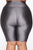 Nova Bae-sic Bermuda Biker Short In Glossy Fabric - Grey