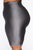 Nova Bae-sic Bermuda Biker Short In Glossy Fabric - Grey